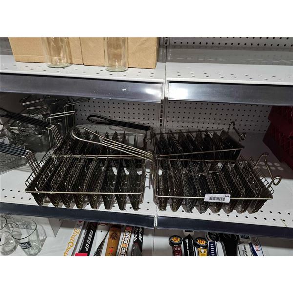 Lot of 4 Commercial Taco Shell Deep Frying Baskets