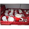 Image 2 : Bulk Lot of Assorted Commercial Drinkware & Accessories with 2 Storage/ Dishwasher Racks