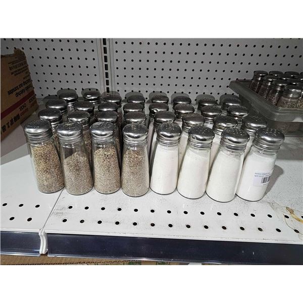 Lot of 32 Salt & Pepper Shakers - Restaurant Grade