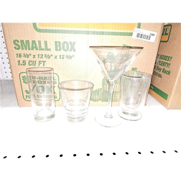 Lot of 20 Assorted Liquor Glasses