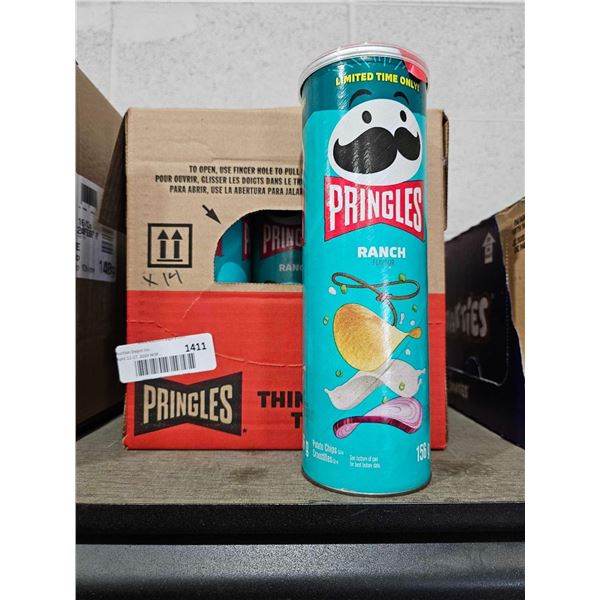 Pringles Ranch Potato Chips (14 x 156g)