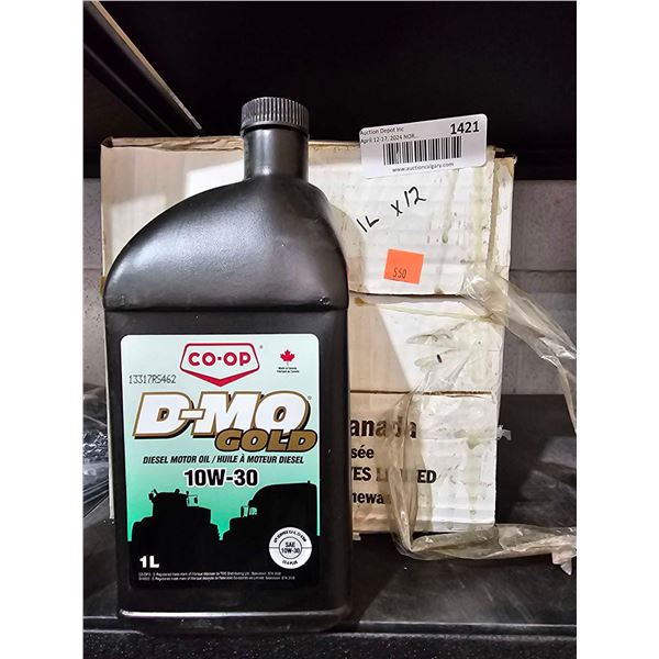 Co-op D-MO Gold 10W-30 Diesel Motor Oil 12x1L