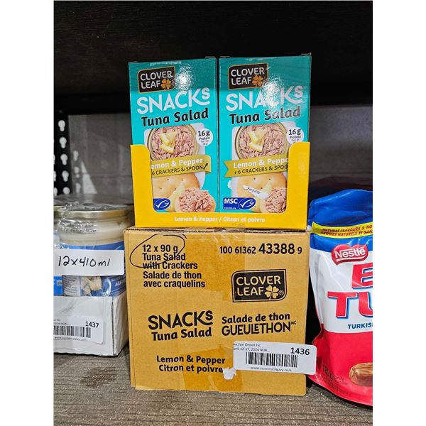 Clover Leaf Snacks Tuna Salad-Lemon & Pepper (6 x 90g)