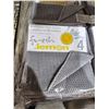 Image 2 : Microfiber 12"x12" Dish Cloths - Gray 12x4pc