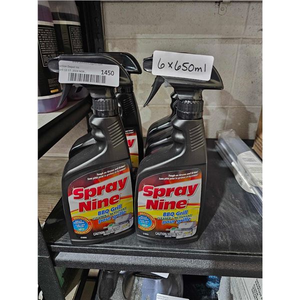 Spray Nine BBQ Cleaner 6x650ml