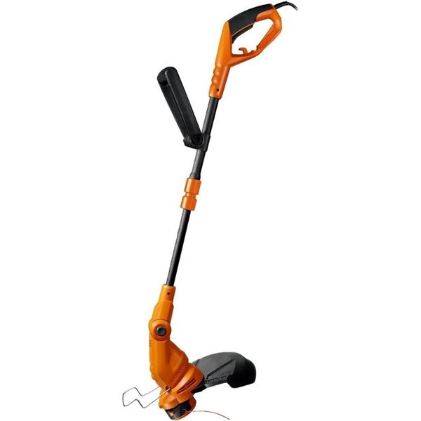 WORX WG119 Electric Grass Trimmer with Tilting Shaft Orange and Black 4.9" x 9.2" x 38.6"