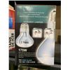 Image 3 : Inter Heat infared lamp replacement bulbs. 175 watts, 2 packs of 2 bulbs