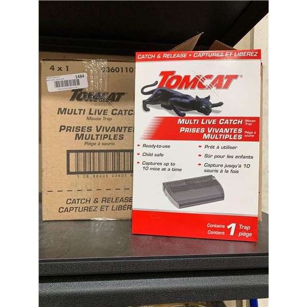 TomCat Multi Live Catch & Release Mouse Trap Lot of 4