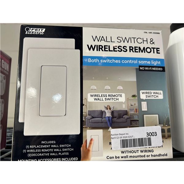 Feit Wall Switch & Wireless remote Combo