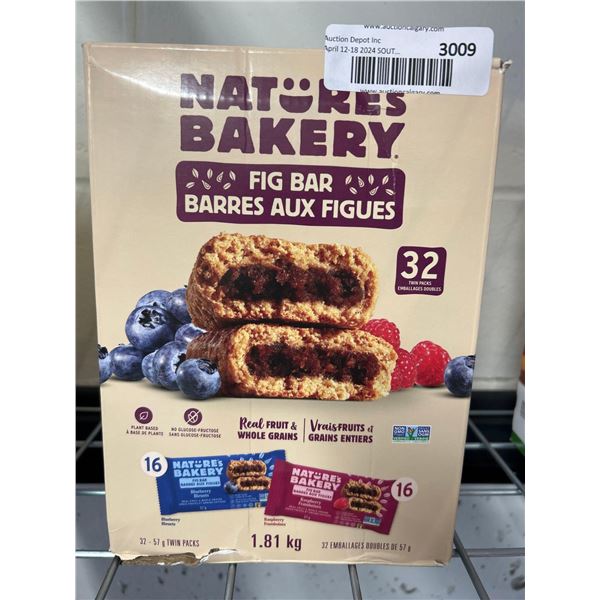 Natures Bakery Fig Bars 32 count multi pack 1.81KG