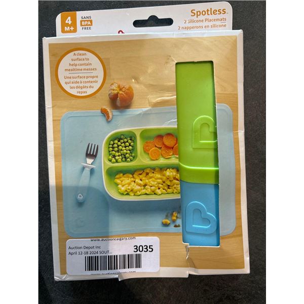 Spotless Silicon Placemats Lot of 2