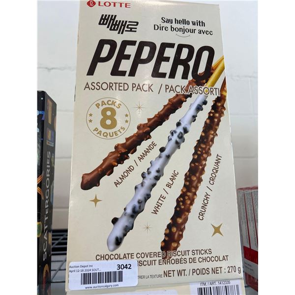 Lotte Pepero Chocolate covered biscuits 270g