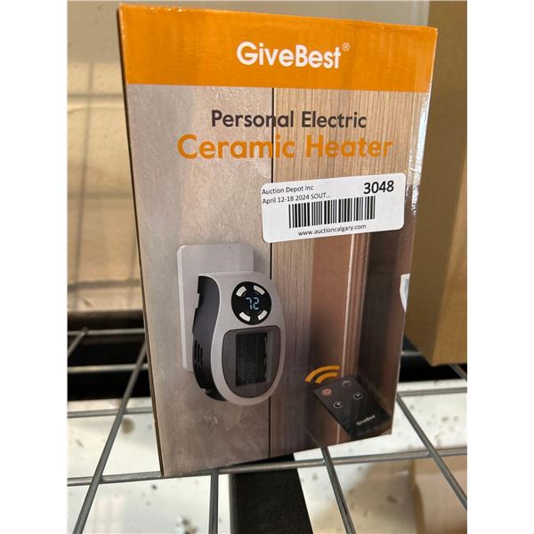 Givebest personal electric Ceramic Space Heater with remote