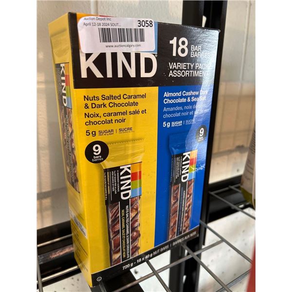 Kind Bars Variety pack 18 x 40g