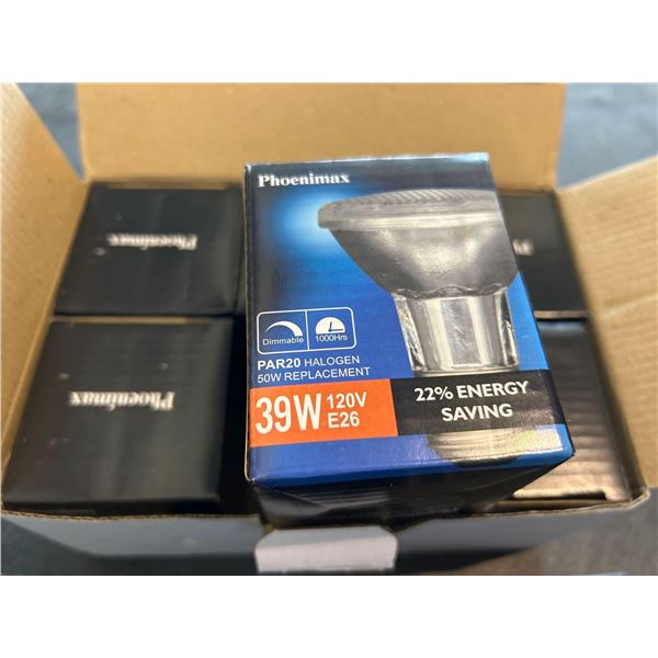 Phoenimax Par20 Halogen 50W Replacement 39W 120V E26 x's 6