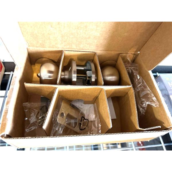 Brushed Nickel Privacy Door Knob Set