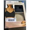 Image 1 : Halston Seamless Bra 2 Pack Size Large Black & Moonlight
