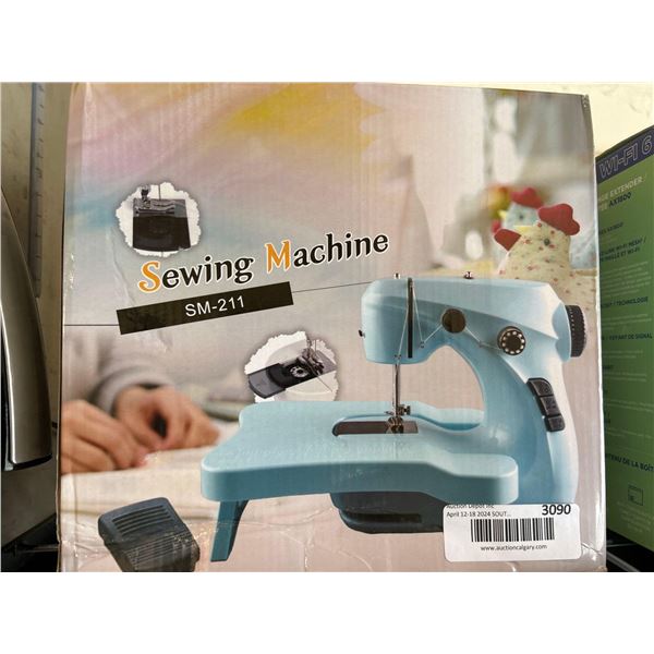 Sewing Machine auto bobin & lockstitch Blue