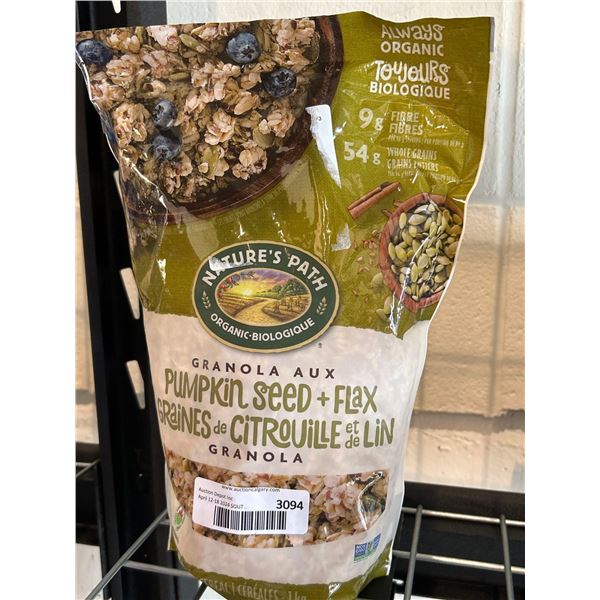 Natures Path Pump[kin seed & Flax Granola 1KG