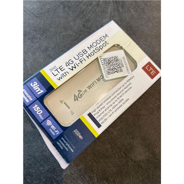 LTE 4 G USB Modem with Wifi Hot Spot