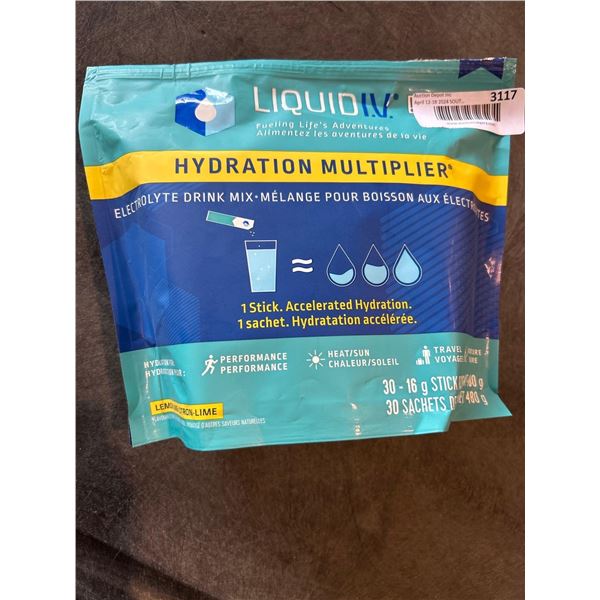 Liquid IV Hydration Multiplier 38 x 16g
