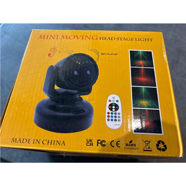 Mini Moving Head Stage Light with remote