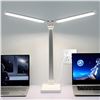 Image 1 : Aluminum Alloy double head LED Desk Lamp
