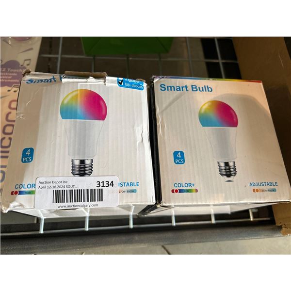 Smart Bulb Multi Color Adjustable Lot of 2