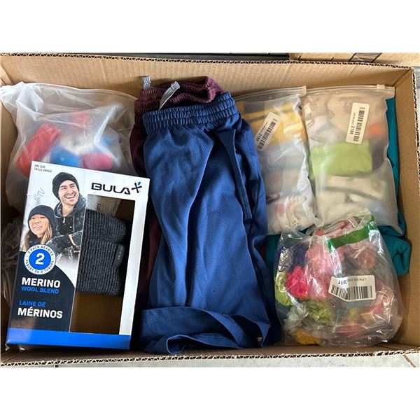 Box Lot of assorted new Clothes