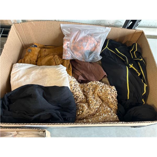 Box Lot of assorted new Clothes