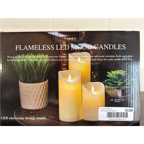 Flamless LED Mood Candle Set