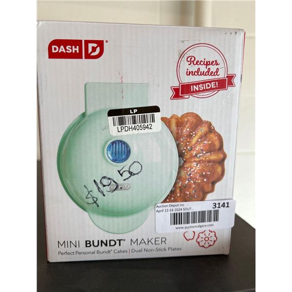Dash Mini Bundt Maker
