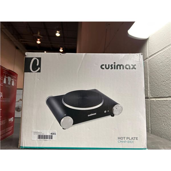 Cusimax hot plate cast iron portable cooking plate