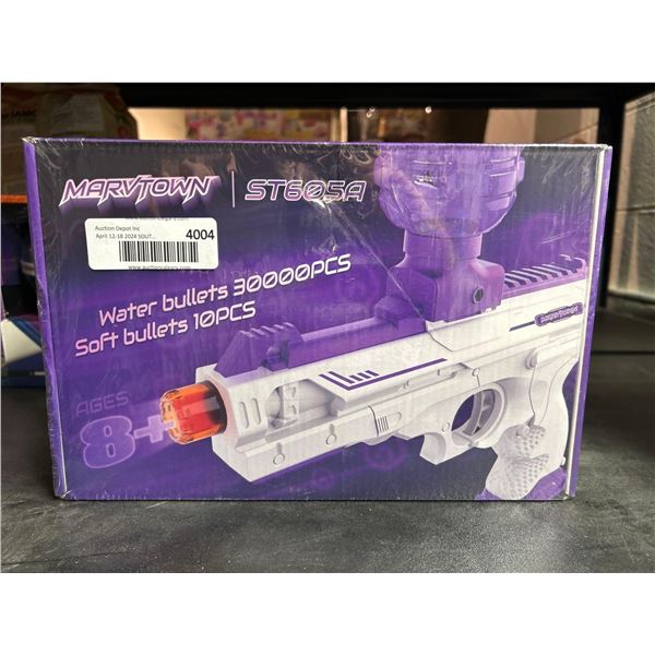 Marvtown Automatic Gel Blaster with Goggles and 50,000 Gel Beads，Children's Toy Gun Gel Ba