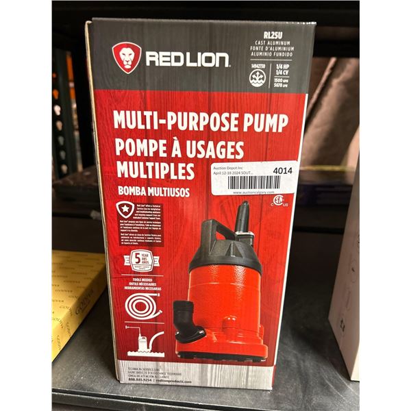 Red Lion multi-purpose utility pump