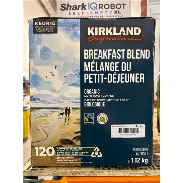 Kirkland signature breakfast blend coffee pods for Keurig coffee machine