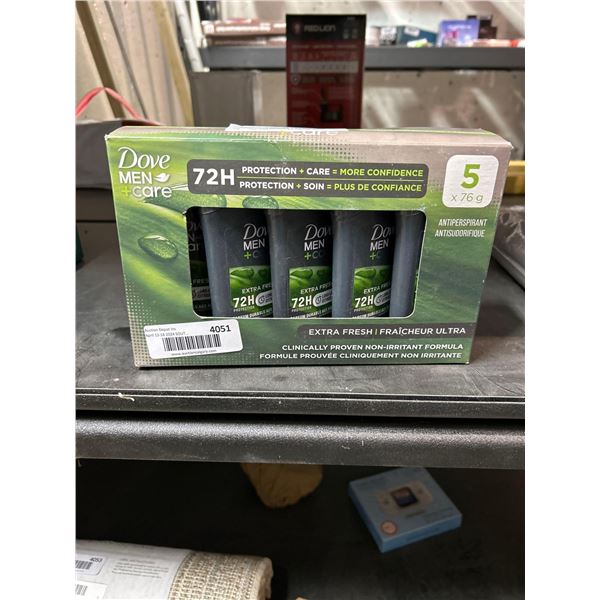 Dove men +care 5 pack of deoderant
