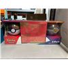 Image 1 : Pokemon scarlet & violet 3-pack containing elite trainer box and 2 Poke balls