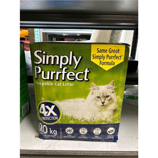 Simply purrfect scoopable cat litter 44lb