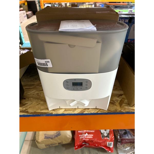 Automatic Cat Feeder, HoneyGuaridan 6L Pet Feeder for 2 Cats & Dogs