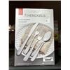 Image 1 : Henckels 65 piece set of stainless steel flatware / eating utensils