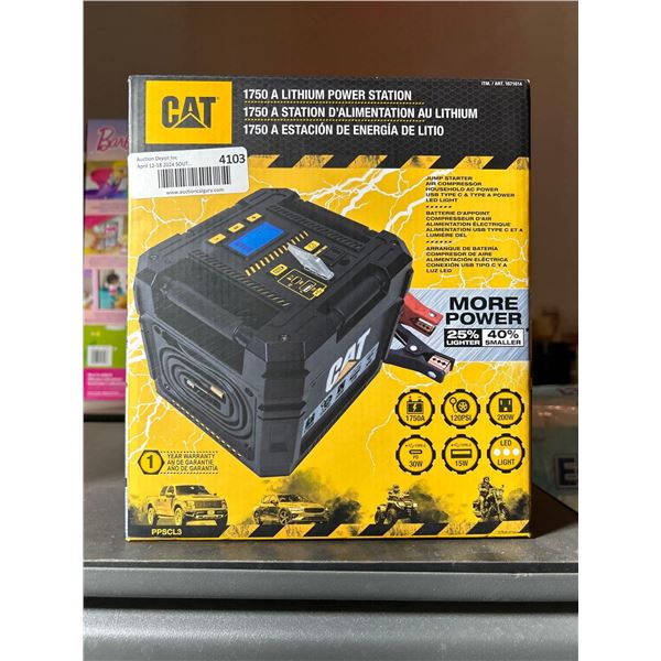 CAT multi purpose lithium power station