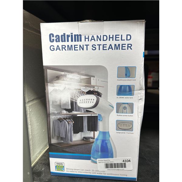 Cadrim handheld garment / clothing steamer