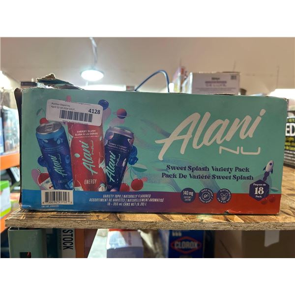 Alani nu energy drink sweet splash variety pack 18x355ml