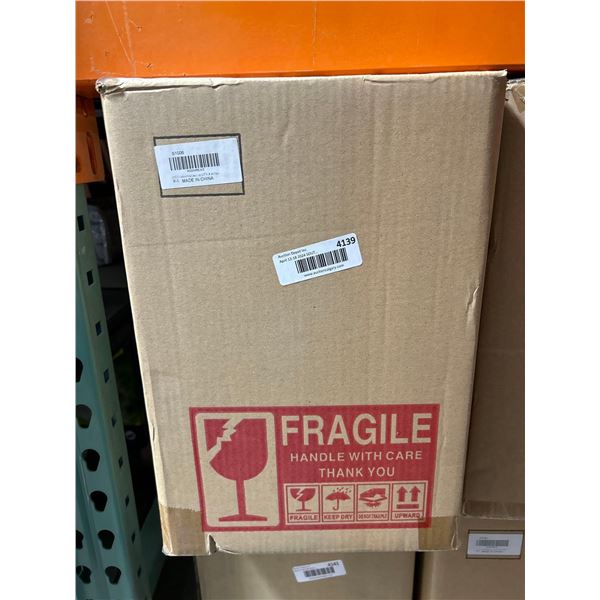 Outdoor post mountable solar lamp matte black