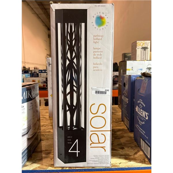 Prismax solutions 4 pack of solar pathway lights
