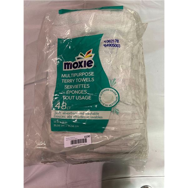 Moxie multi purpose terry towels, pack of 48 towels
