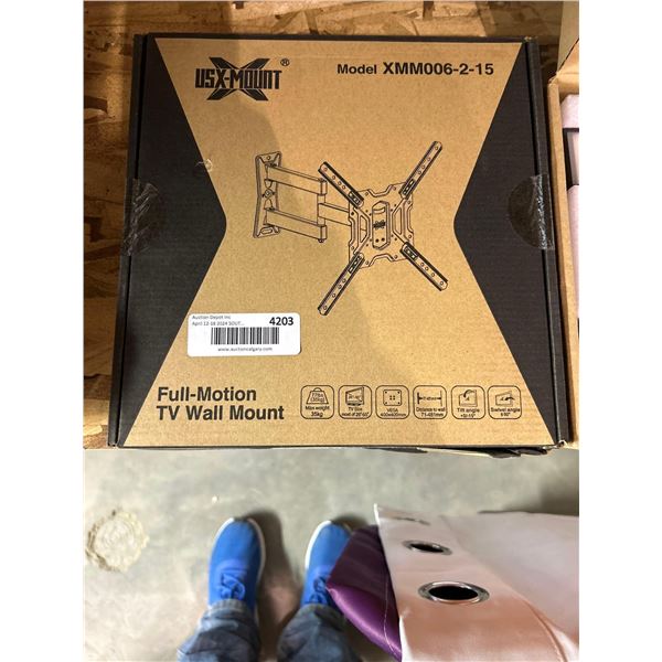 USX MOUNT Full Motion TV Wall Mount for Most 26-60 inch TV
