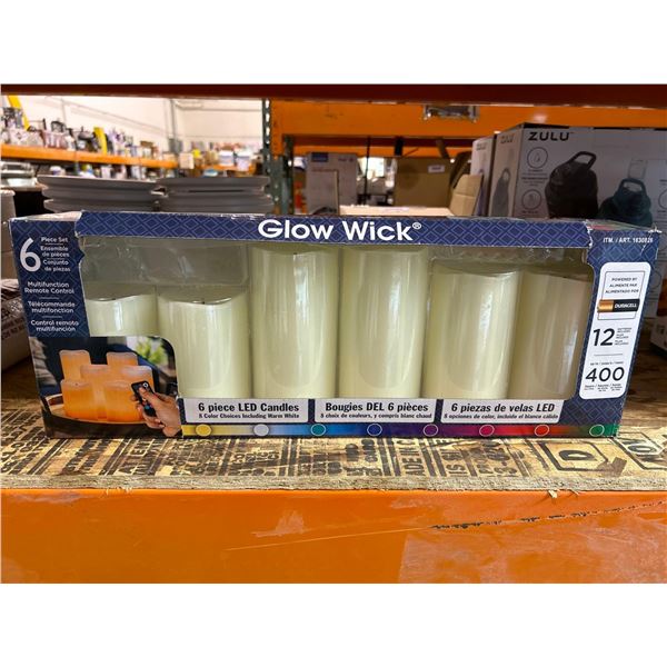 Glow Wick 6 pack of flameless LED candles