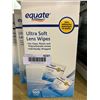 Image 2 : Equate ultra soft lens wipes 4x100 wipes